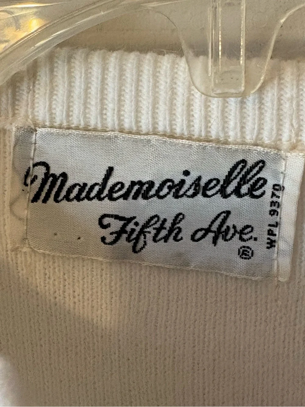 Vintage White Embellished Bow Cardigan Sweater